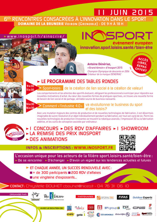 Le Programme de la  6ème édition d'Inosport