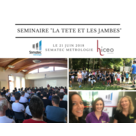 Organisation du séminaire "La tête et les jambes"