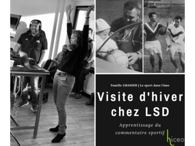 Hiceo, avec le Réseau RED en visite d'hiver dans les locaux de LSD - Le Sport Dauphinois.