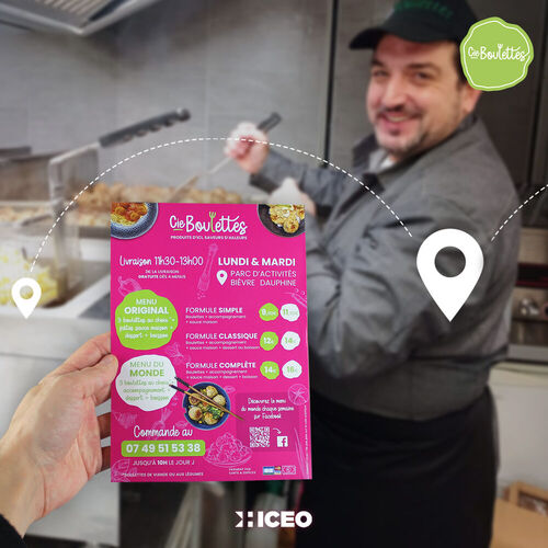 Hiceo réalise un flyer pour CieBoulettes