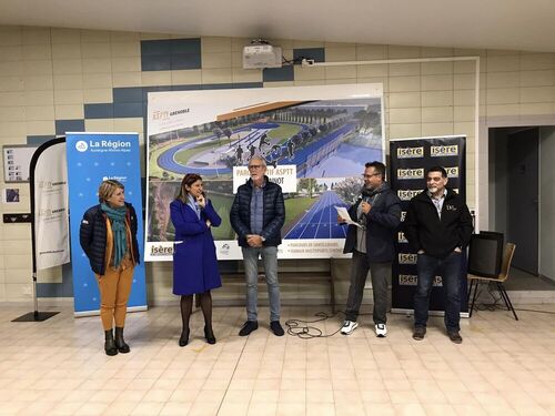 Visite officielle du Parc sportif ASPTT Montbonnot Saint-Martin