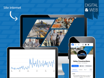 Hiceo réalise la communication digitale de Gelas Constructions